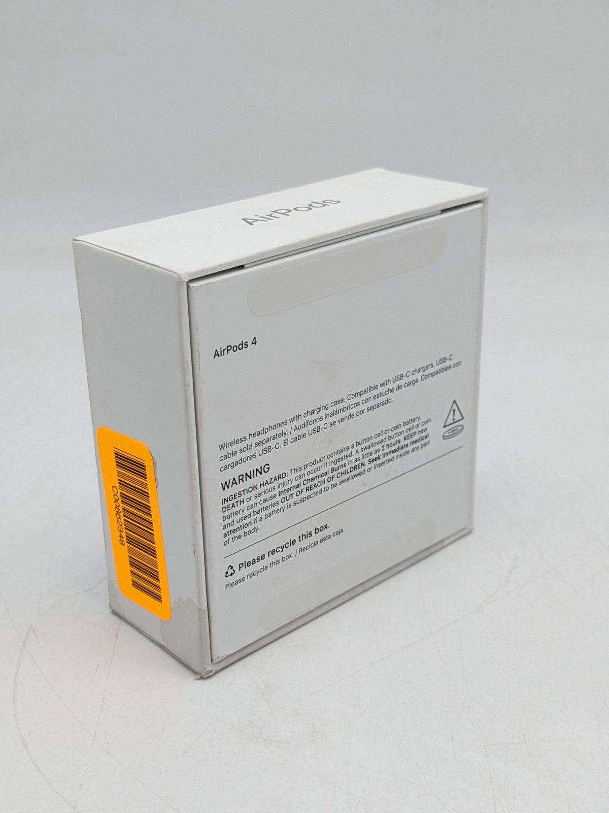 Apple AirPods 4 MXP63LL/A Earbuds w/ Charging Case | White | A3050 A3053 A3058