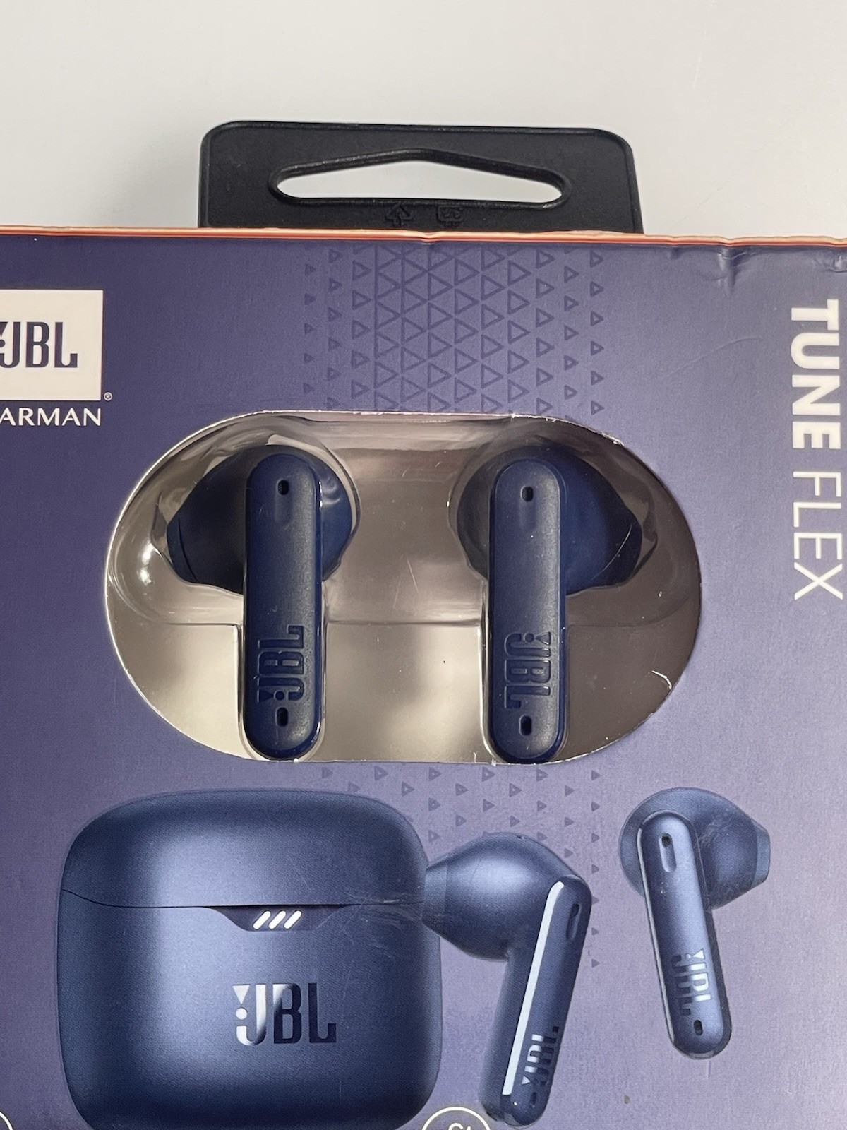 By Harman JBL Tune Flex True Wireless Bluetooth Noise Canceling Earbuds Blue