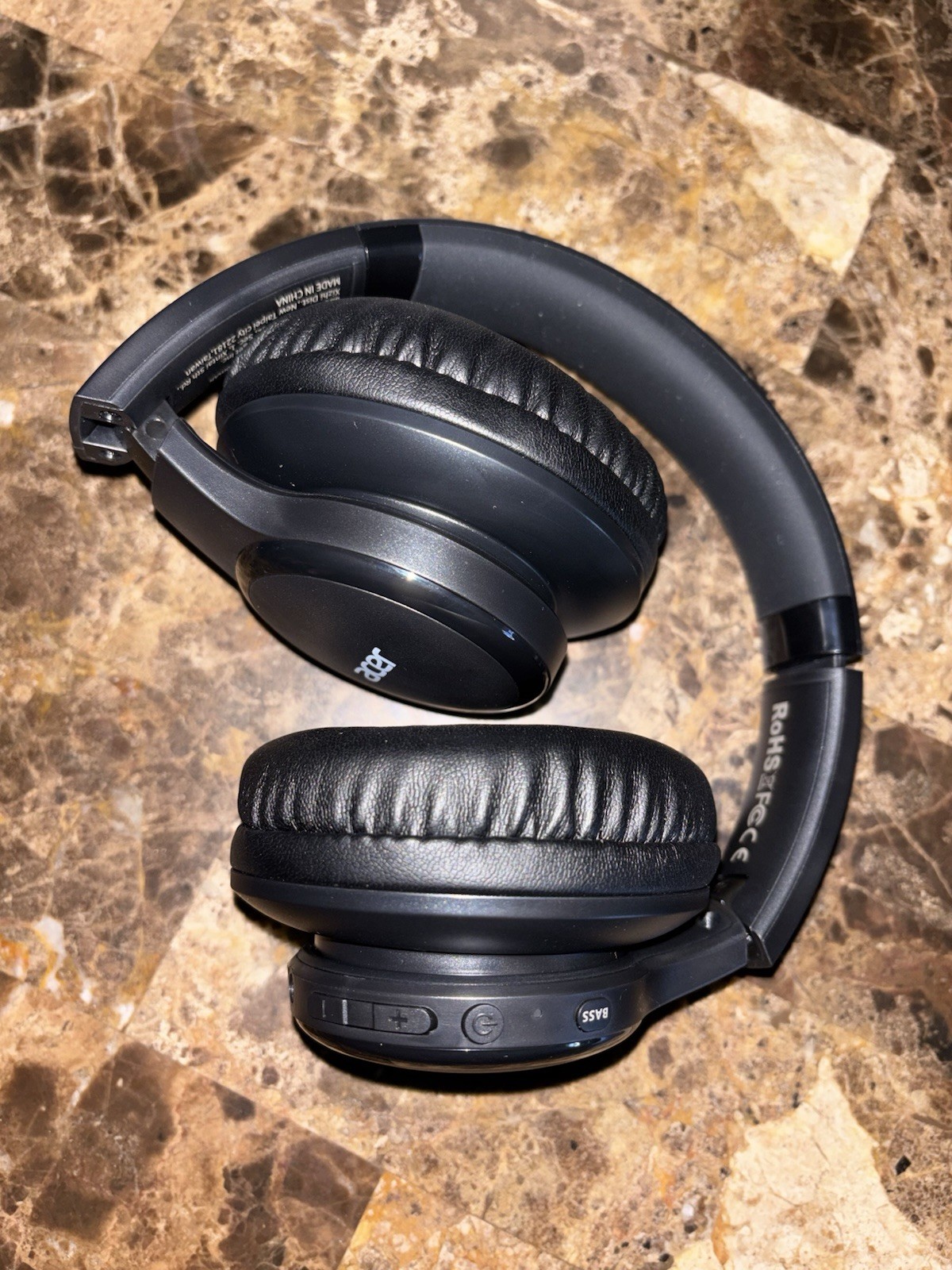 Acer OHR205 Bluetooth Headphones 70H Playtime Foldable Over-Ear Black NEW