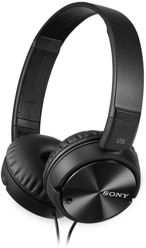 Sony MDR-ZX110NC Noise Canceling Headphones On Ear MDR ZX110NC BLACK