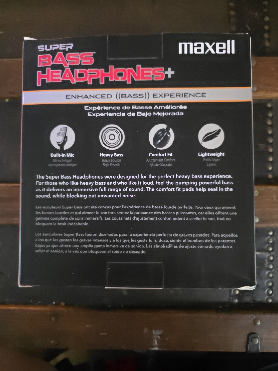 Maxell Bass 13 Headphones with Mic Black