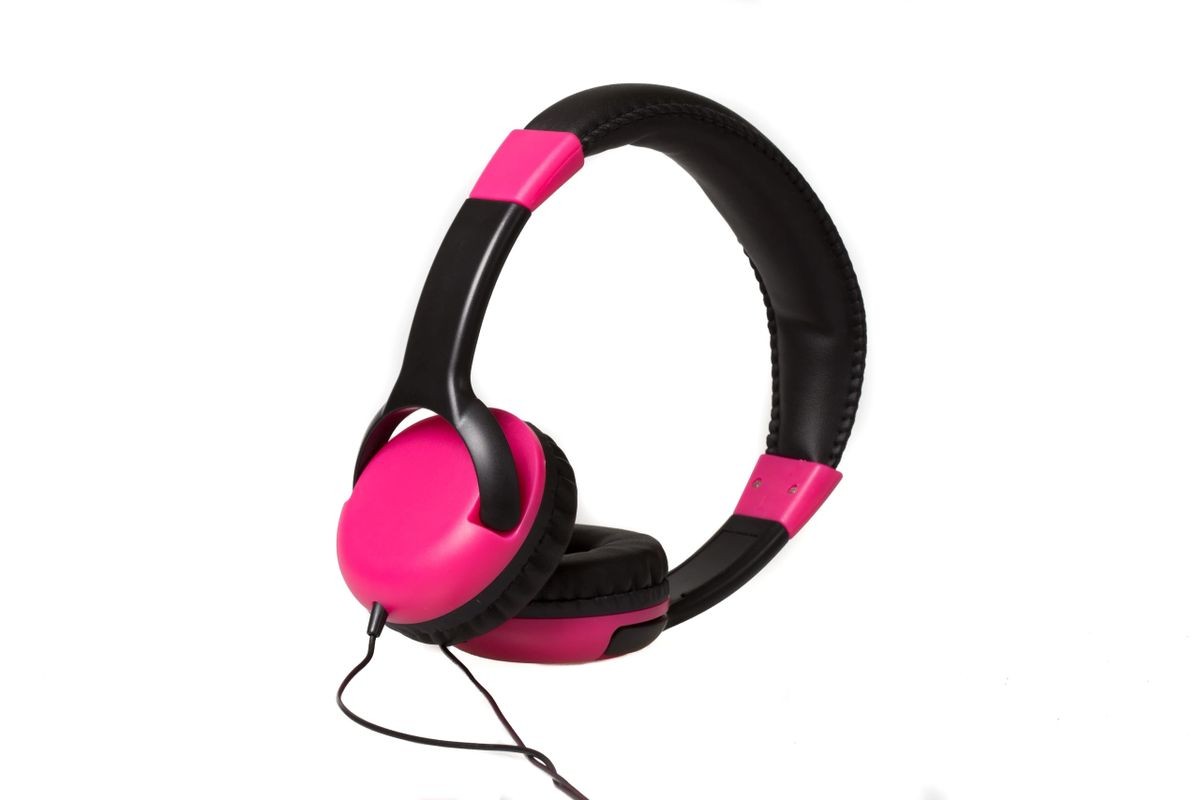 Gabba Goods Child’s Casual Listening Over-Ear Headphone, Pink