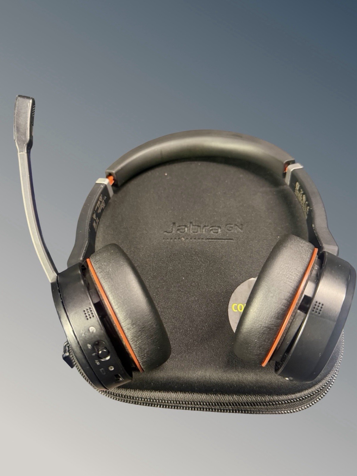 Jabra Evolve 75 Wireless Bluetooth Headset ANC Model HSC040W Black with Case