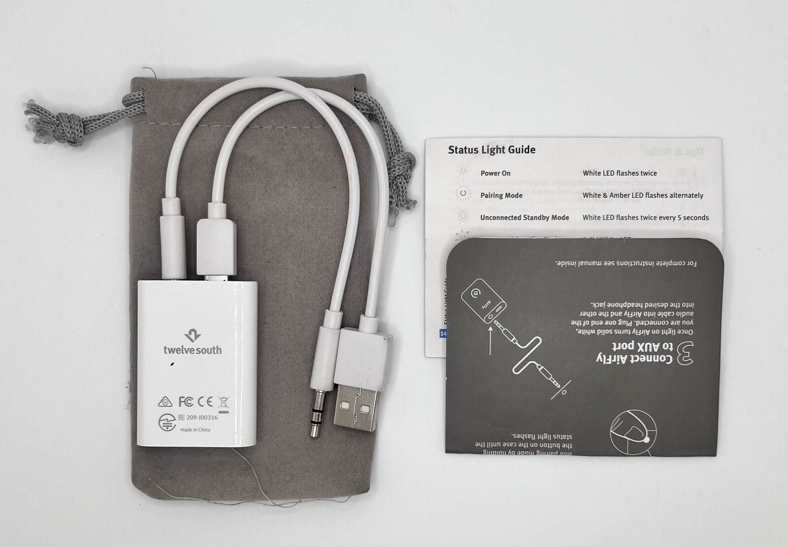 Twelve 12 South AirFly Wireless Transmitter for Wireless Headphones (OG)