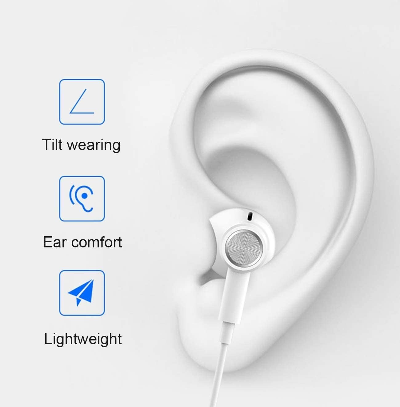 Durable Hi-Res Earbuds with Integrated Microphone for Seamless Audio Experience