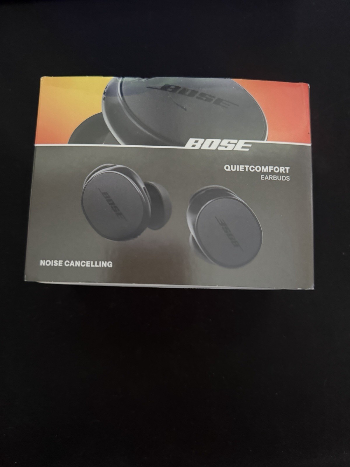 Bose QuietComfort Wireless Noise Cancelling Earbuds – Black – New
