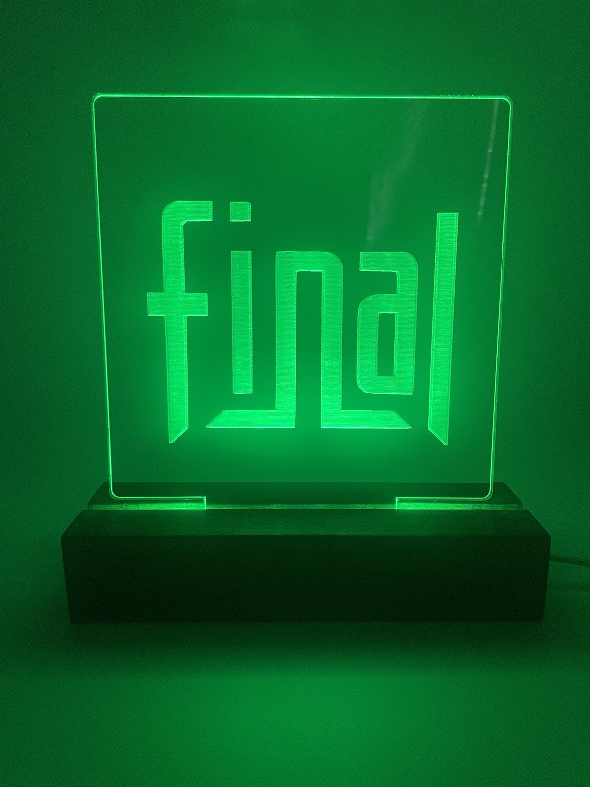 New – FINAL AUDIO LED Sign