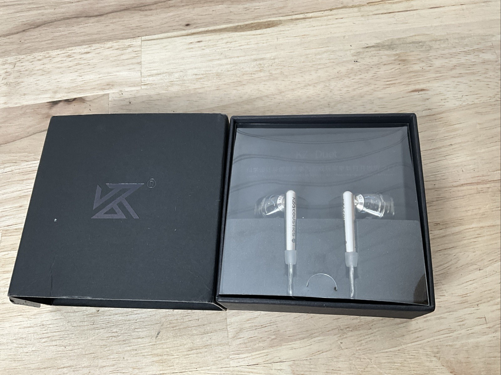 KZ Duet Quad Core Dual Dynamic Drivers Earphones In Ear Wired Earbuds for Music