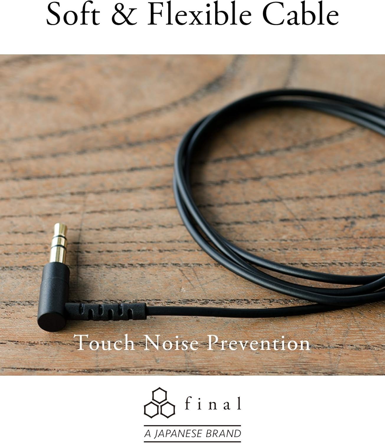 final E3000 In-Ear Canal Earphones Wired 3.5mm Dynamic Driver Silver Japan NEW