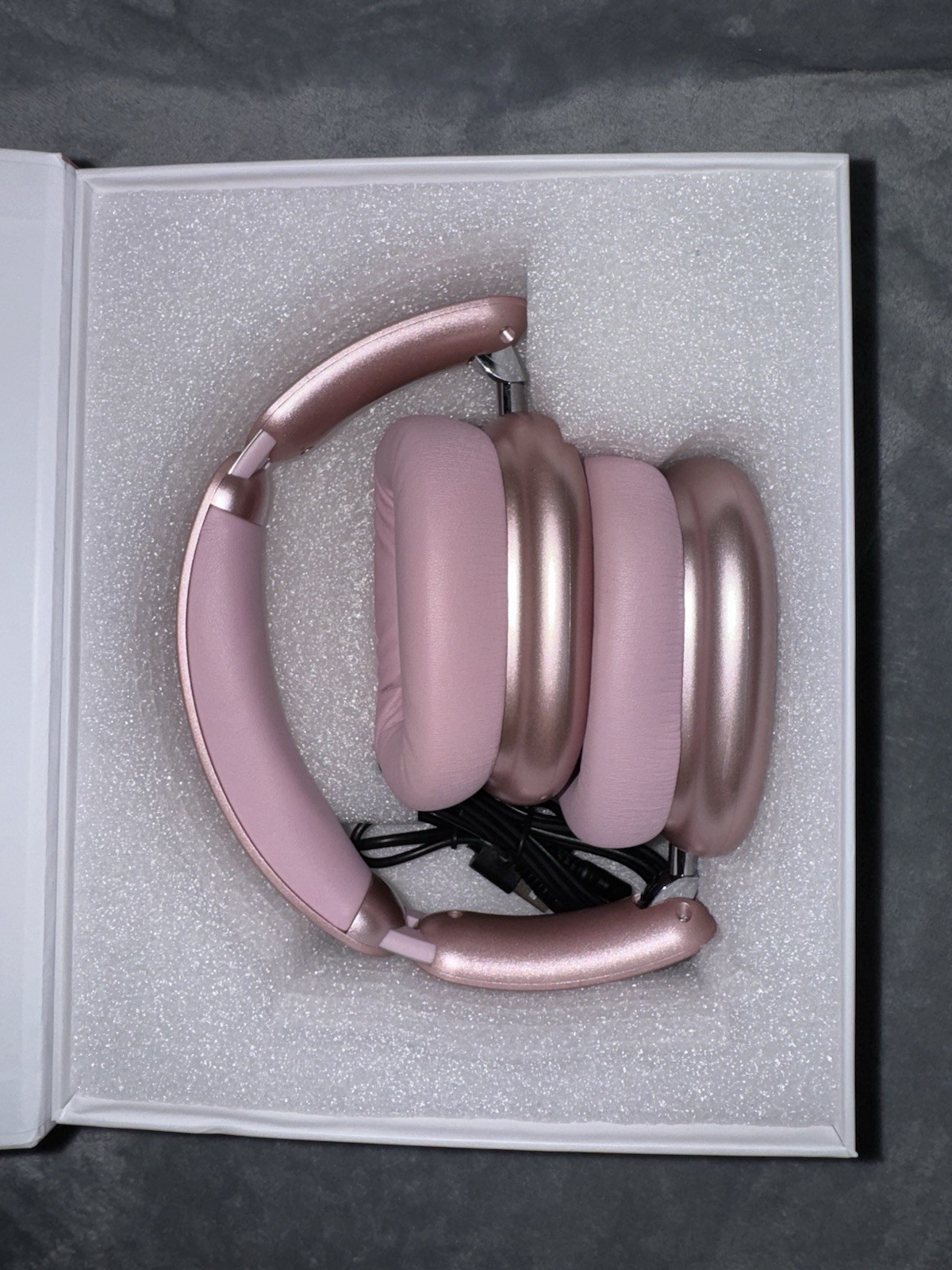 Y02 Pink Over-Ear Headphones Hybrid ANC 5 EQ Modes Multi Point Headband