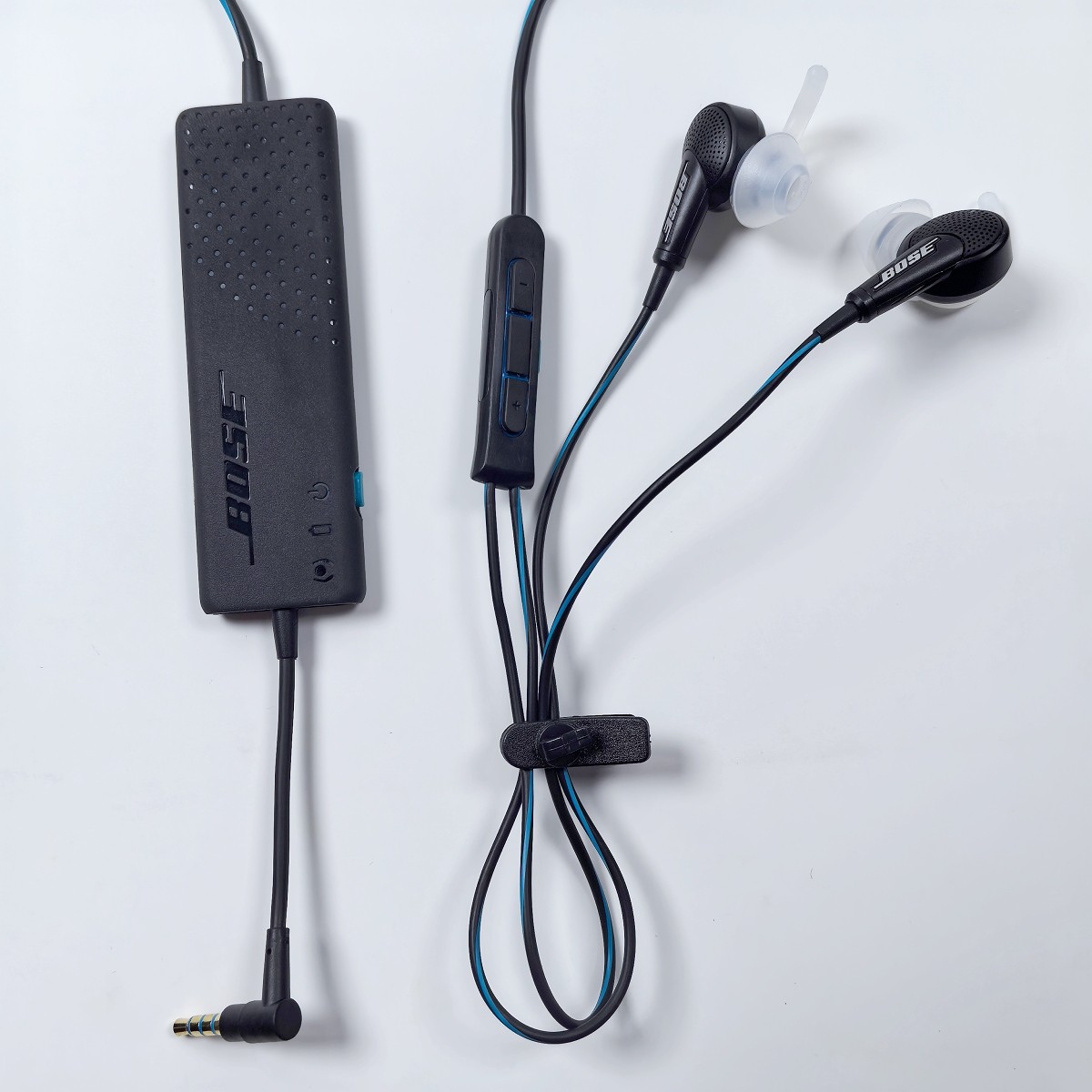 Bose QuietComfort 20 Headphones Noise Cancelling QC20 Earbuds for IOS Black