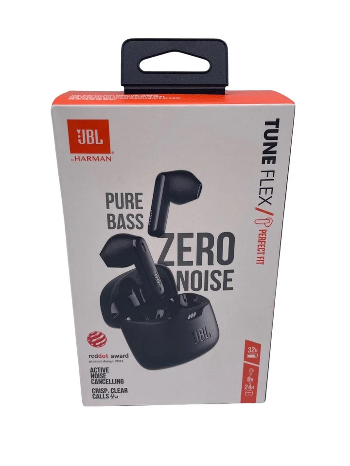 JBL Tune Flex True In Ear Wireless Earbuds – Black-Pure Bass