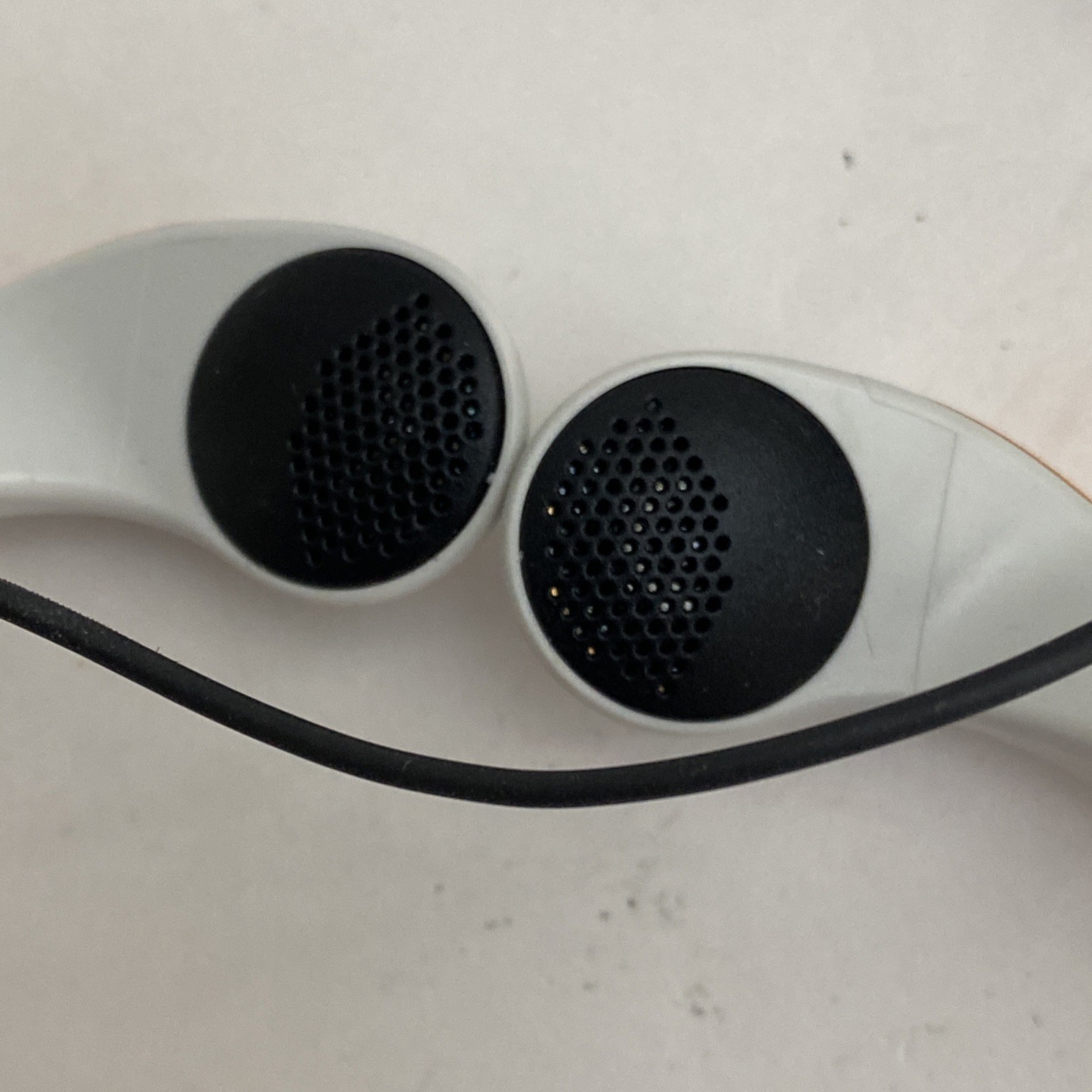 Sony MDR-W014 White Orange Jack In Ear Light Weight Earphones Tested Works