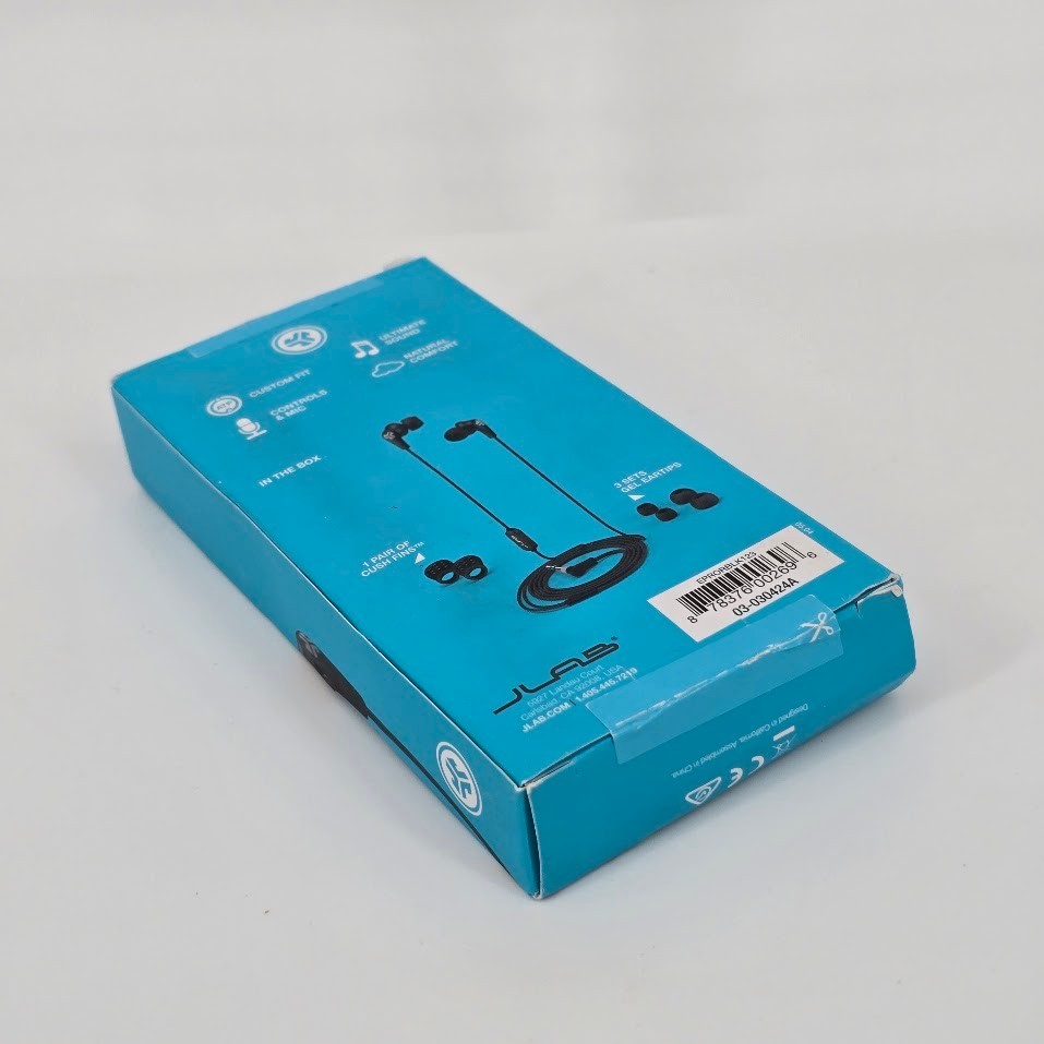 JLAB JBuds Pro Signature Earbuds Titanium 10mm Drivers Music Control Black – New