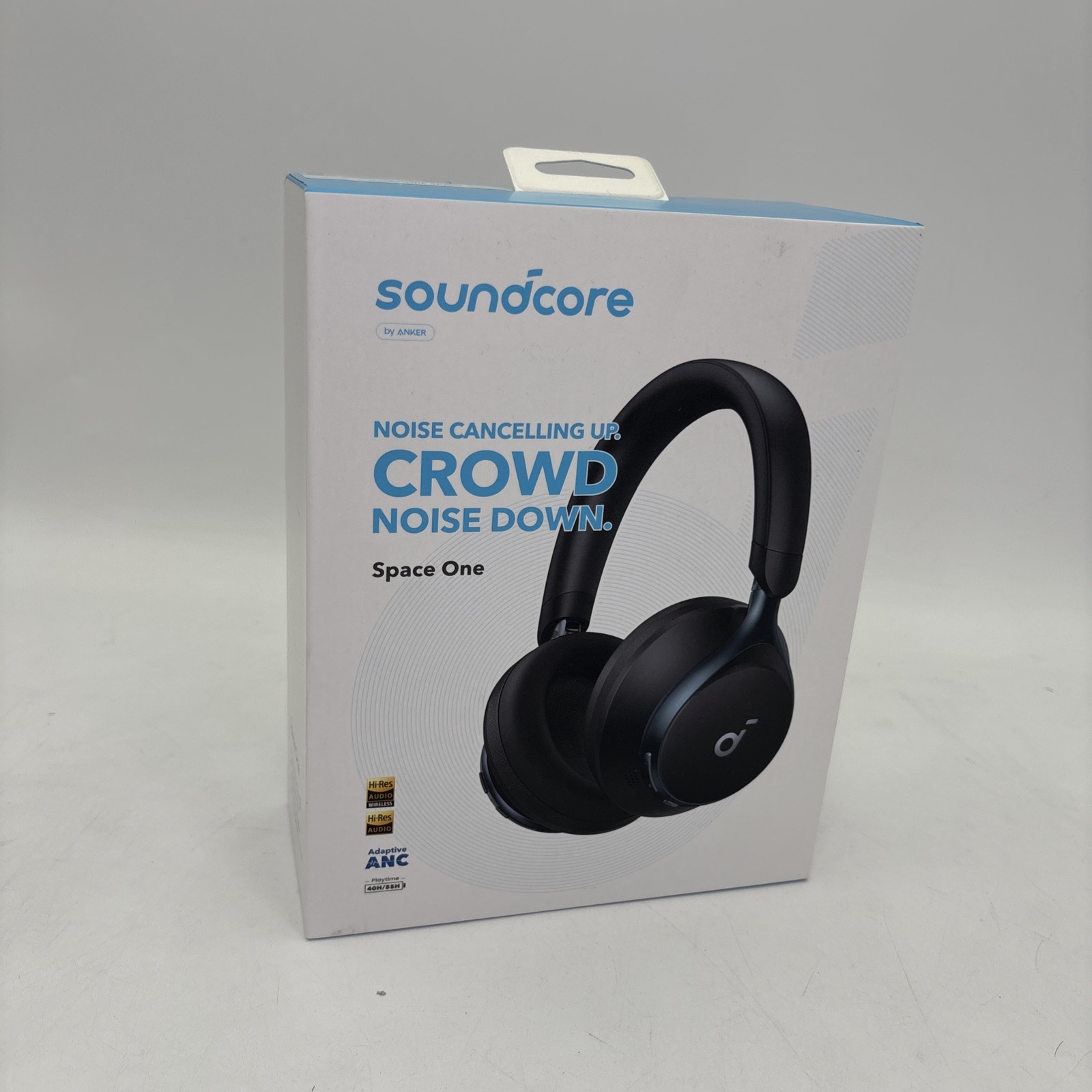 Anker Soundcore Space One Wireless Over-Ear Headphones Active Noise Cancelling