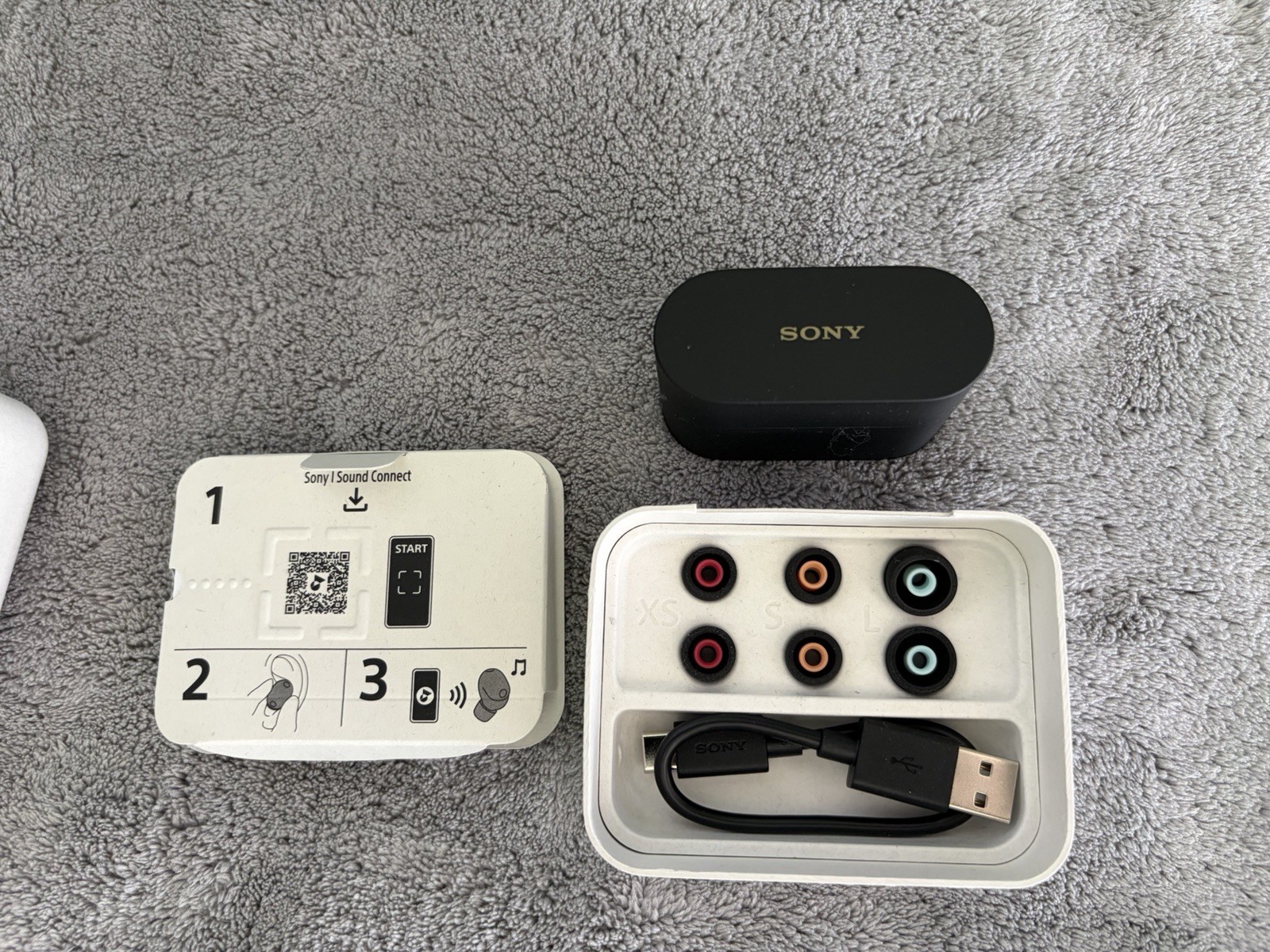 Sony WF-1000XM5/B The Best Truly Wireless Bluetooth Earbuds – Black