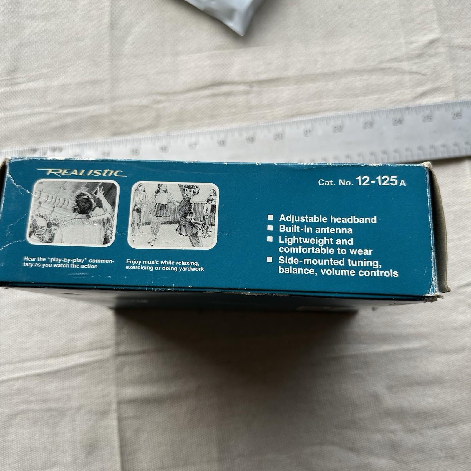 Realistic 12-125a AM/FM Stereo Mate Headphone Appears Unused