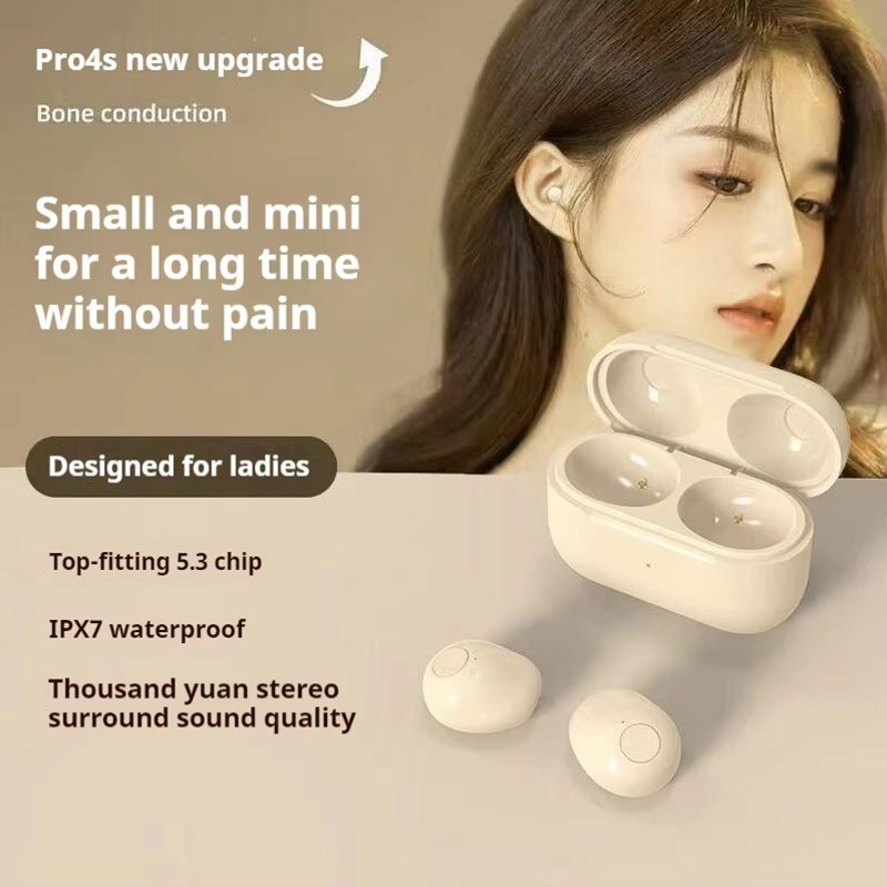 Mini Invisible Sleep Earbuds for iPhone 17/16/15/14/13/12/11 Bluetooth Earphones