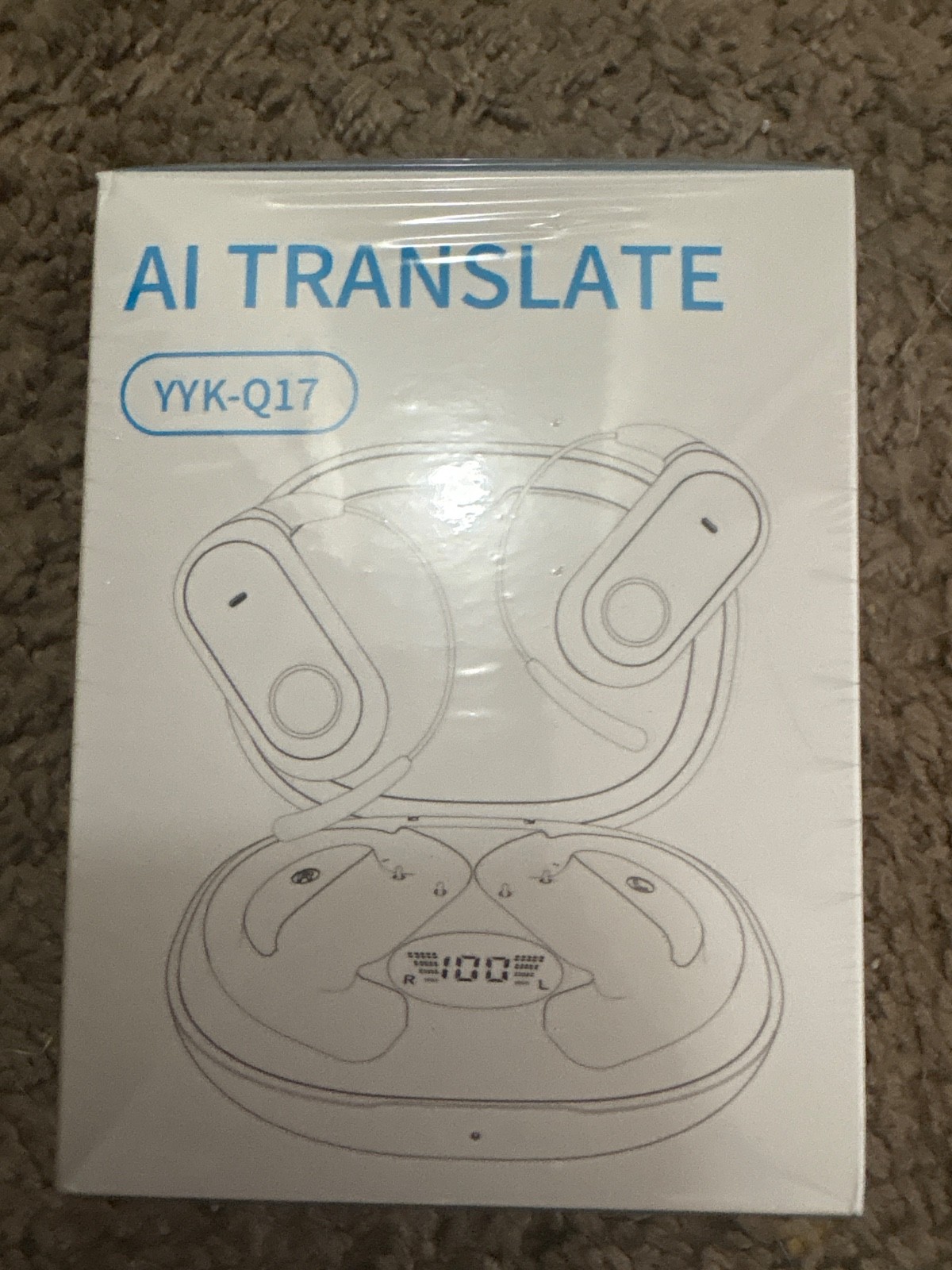New – Sealed – AI Translation Earbuds Real-Time 168 Languages Translator Earbuds