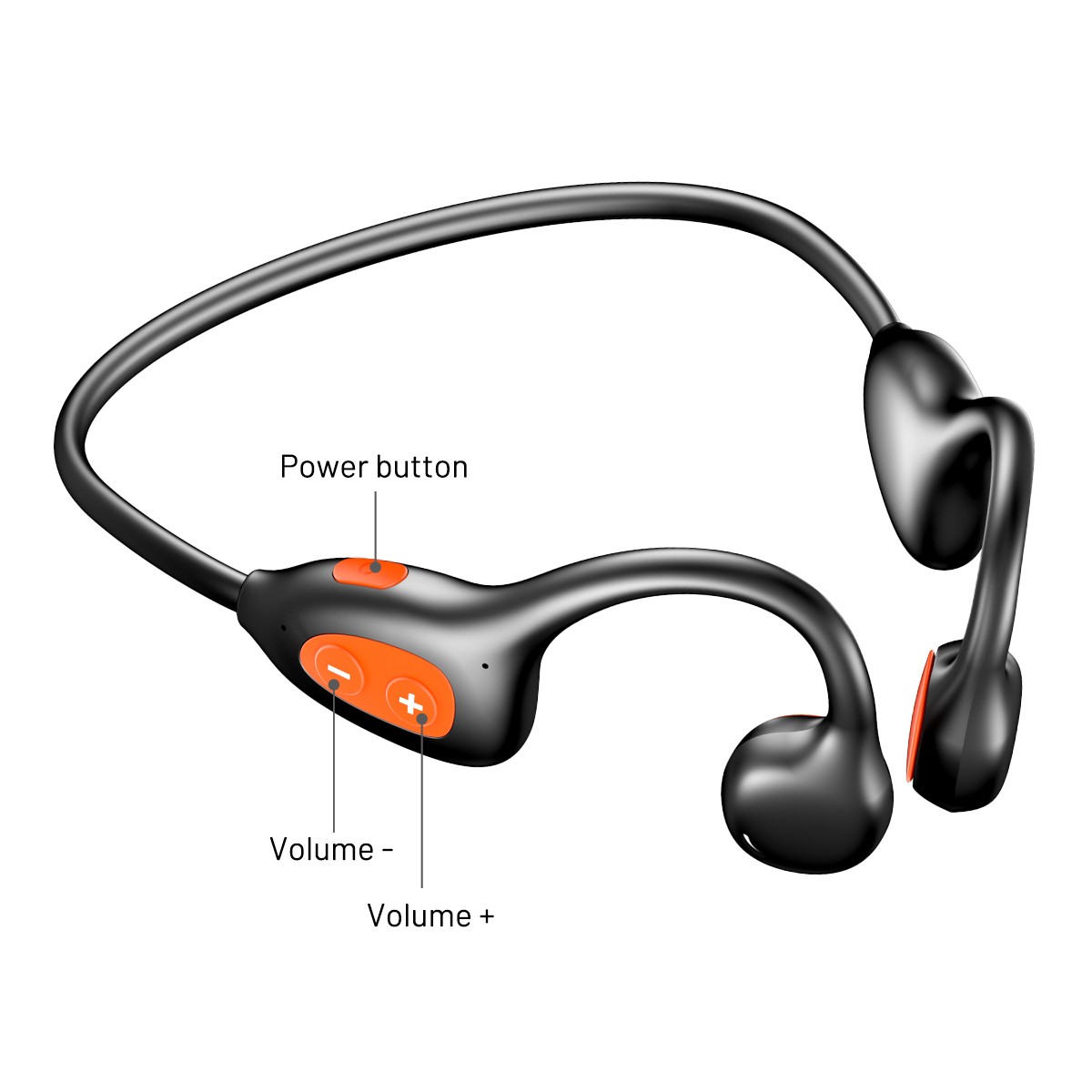 Bone Conduction Headphones Bluetooth Wireless Headset Outdoor Sport Earbuds