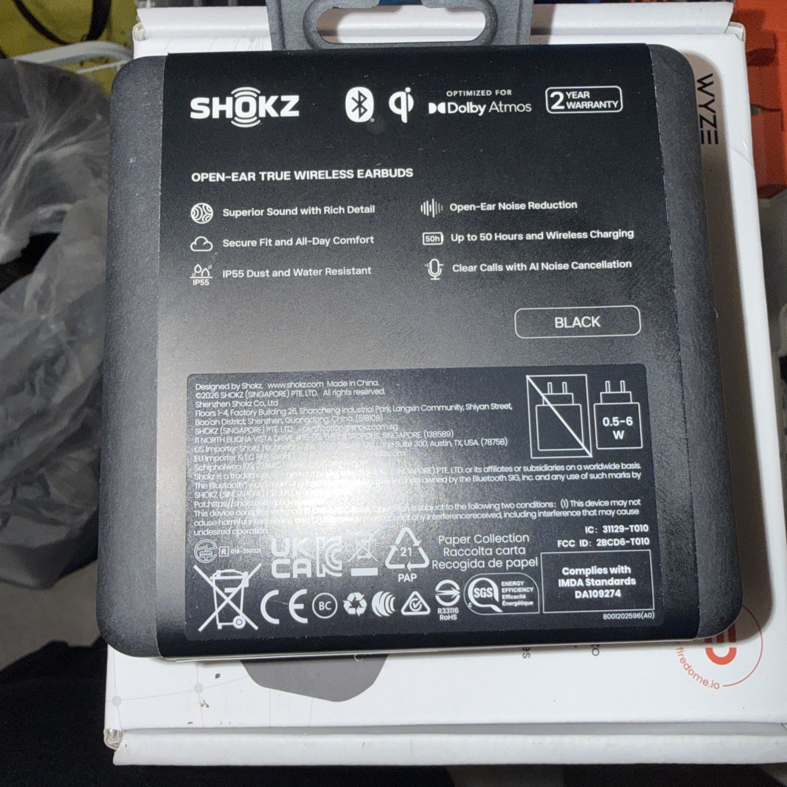 Shokz OpenFit Pro T010 Open-Ear True Wireless Earbuds – Brand New