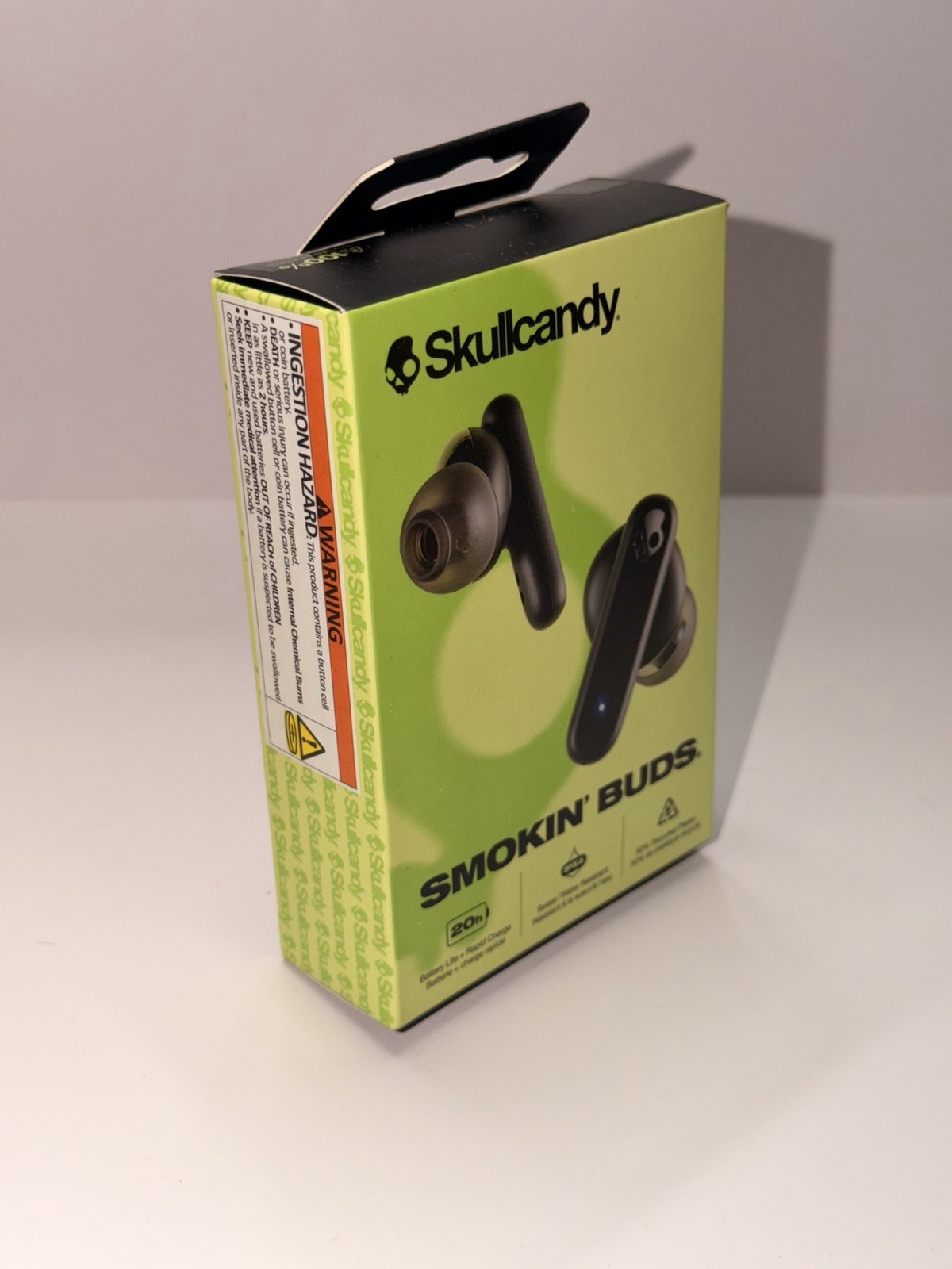 Skullcandy Smokin’ Buds True Wireless Earbuds True Black S2TAW-R740