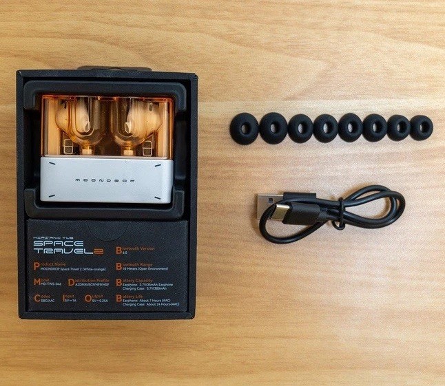 NWT Moondrop Space Travel 2 Hifi Noise-Canceling TWS Wireless Earphone Bluetooth