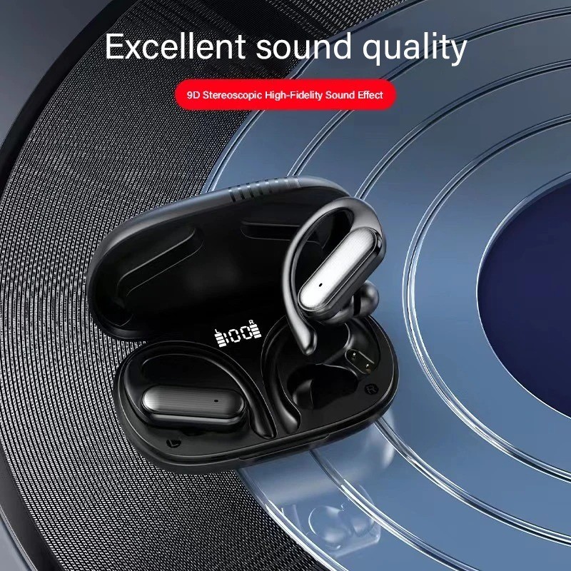 Wireless Open ear Headphone Hi-Res Sound Bluetooth Earphone TWS Sports Earbuds