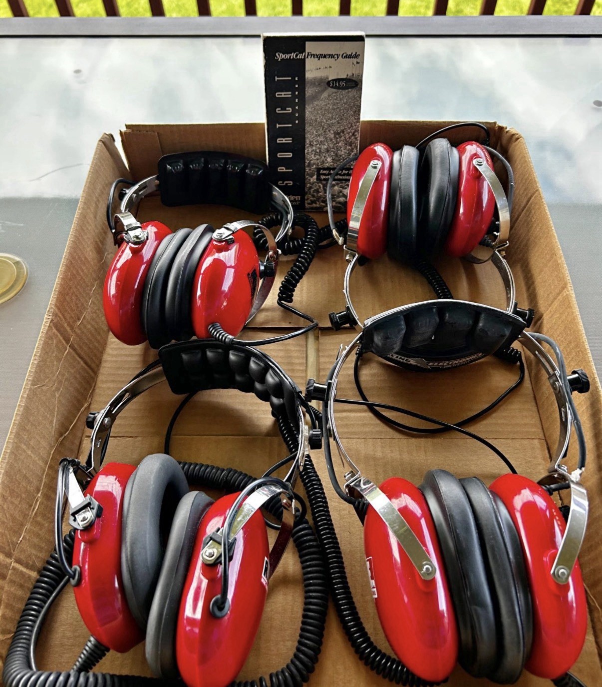 Four Racing Electronics RE-48 Communication Headset NASCAR w/Volume