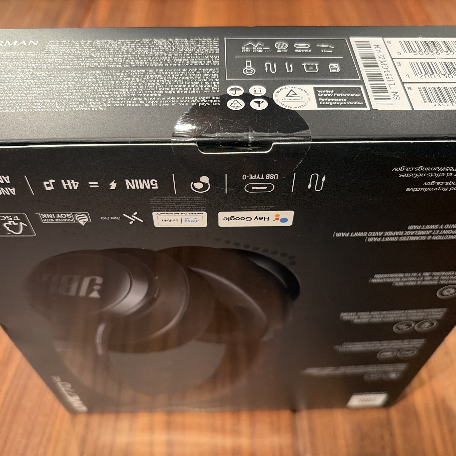 JBL 770 NC Live Over the Ear Headphones – Black New Unopened