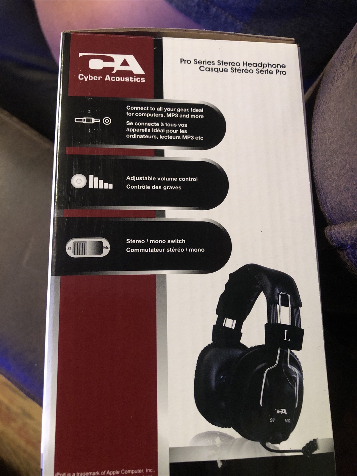 Cyber Acoustics Pro Series ACM-500 Headphones Computer Lab Headphones