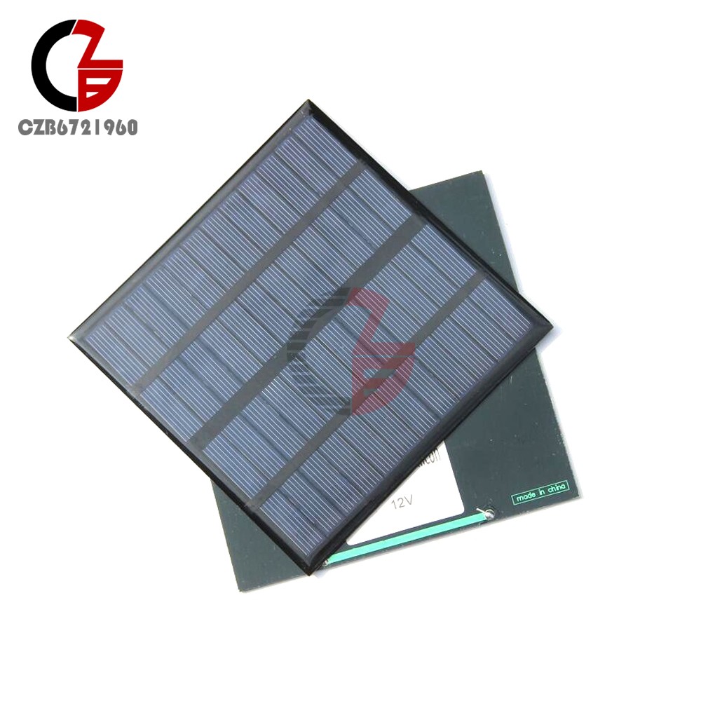 30Pcs 12V 3W Mini Mono Solar Panel Small Solar Cell PV Module Charger