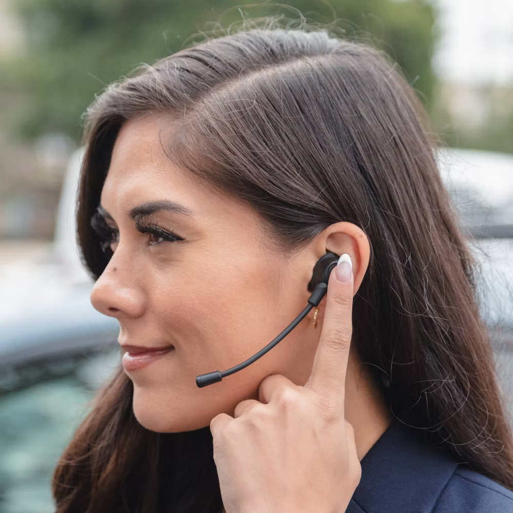 JLab Work Buds True Wireless Bluetooth Earbuds – Black