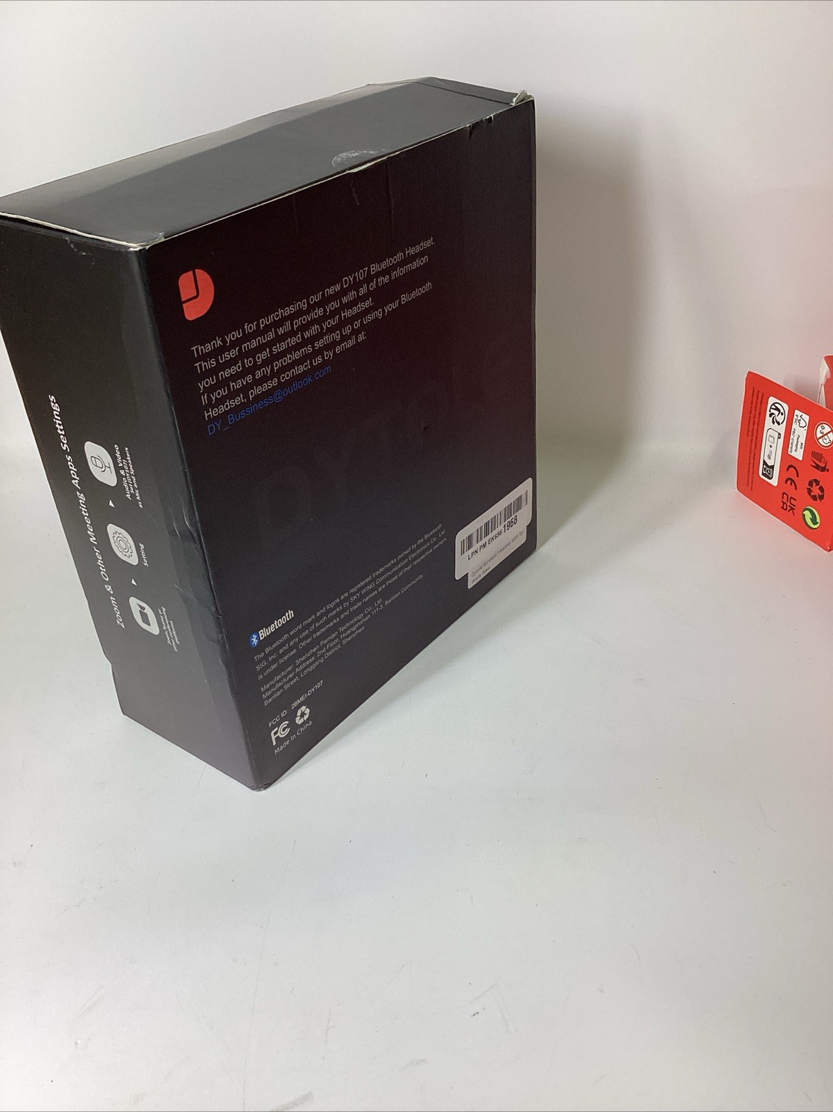 Dytole DY107 Wireless Headset w/Mic for Work-Bluetooth 5.3 Headset, Noise Cancel