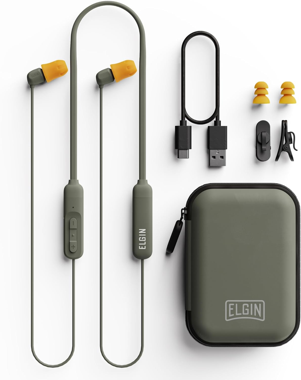 Elgin Discord Gen 3 Bluetooth Earplug Earbuds, OSHA Compliant Wireless In-Ear He