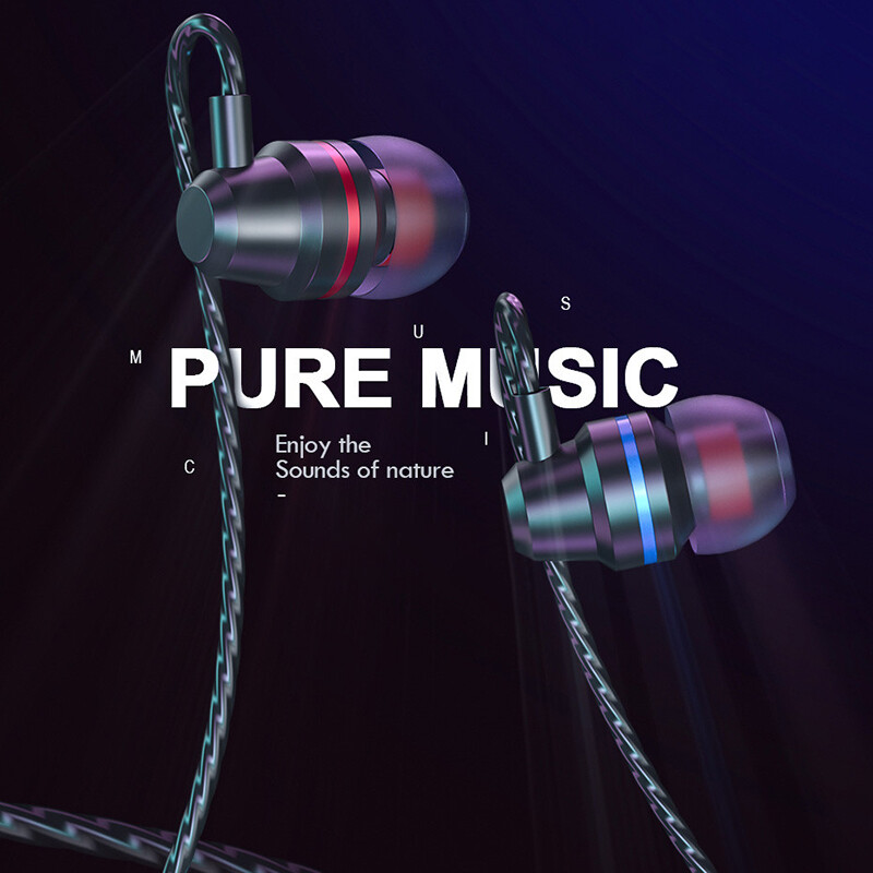 HIFI Bass Stereo Wired Earbuds Headset In-Ear Earphone Headphone 3.5mm USB-C Lot