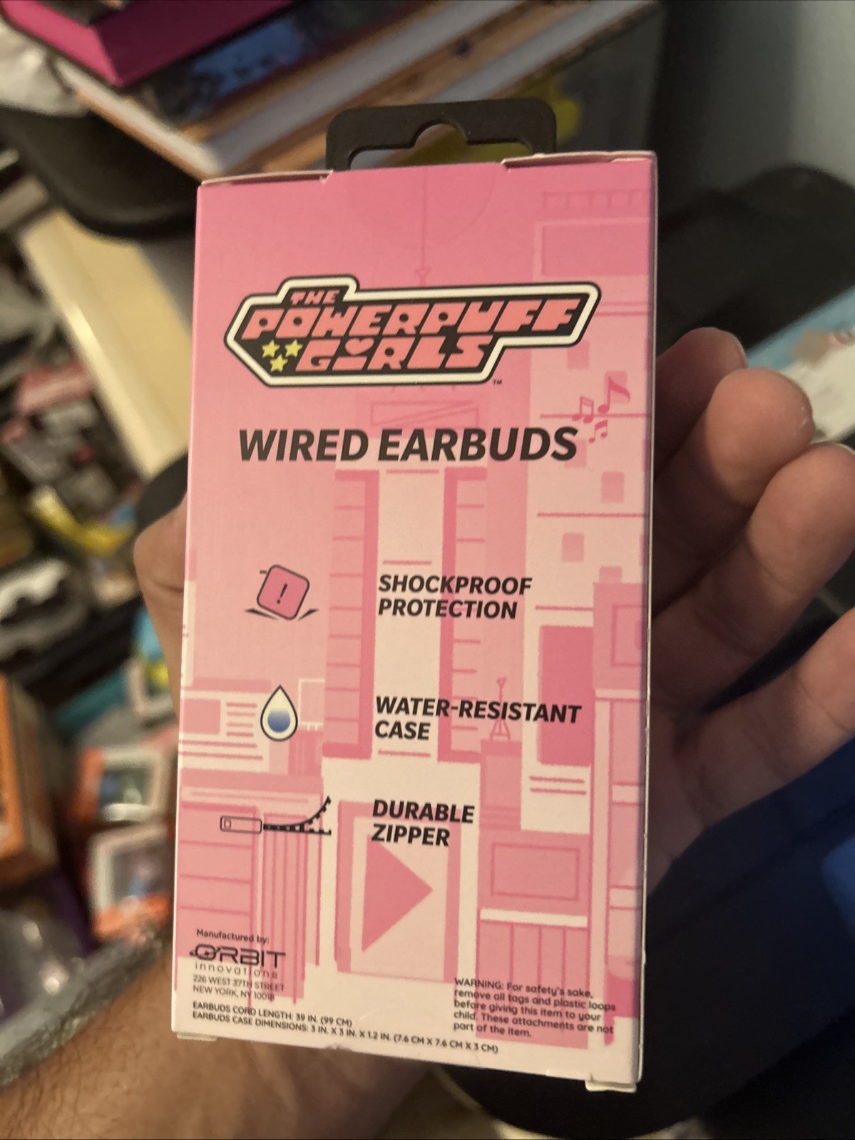 The Powerpuff Girls Wired Earbuds & Protective Case – Cartoon Network New