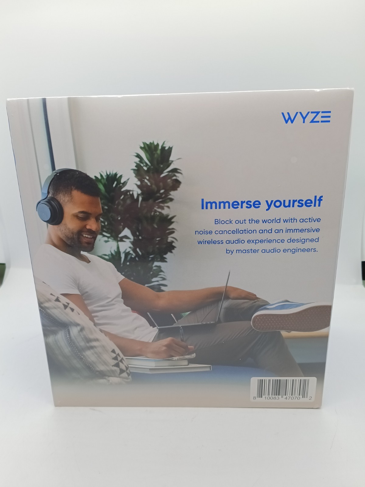 WYZE Noise Cancelling Headphones Hard Case for Travel, Wireless Over E