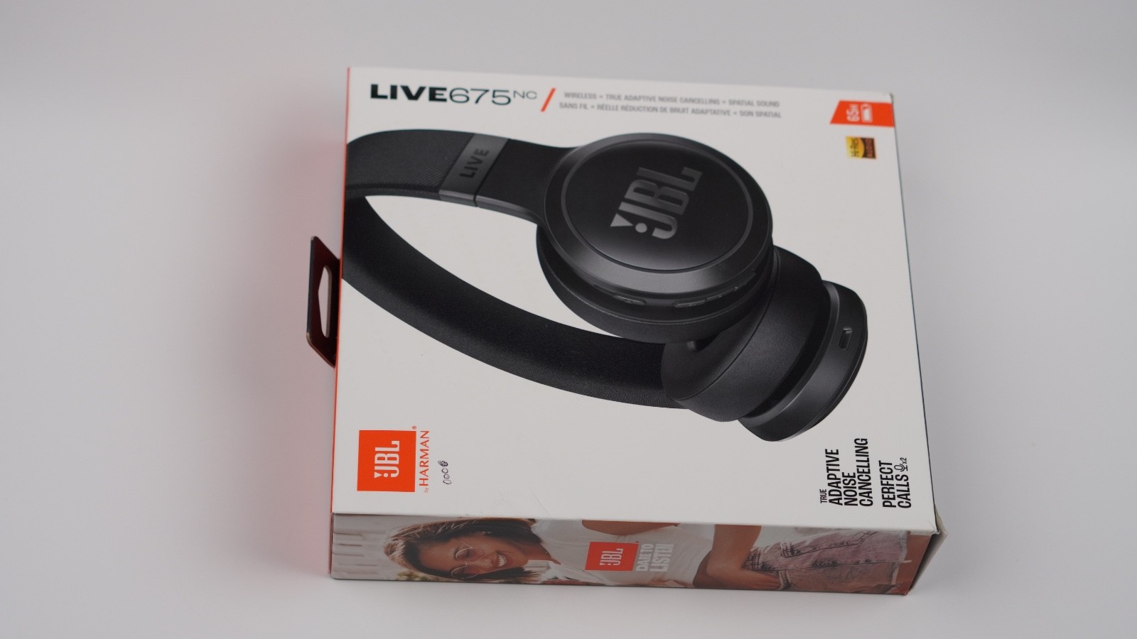 Genuine JBL Live 675NC Wireless ANC Bluetooth Headphones Tested Excellent Condit