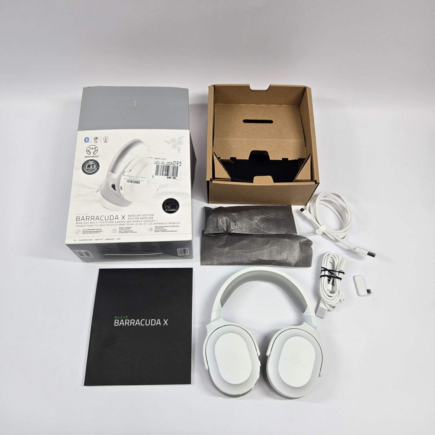 Razer Barracuda X White RZ04-05220400-R3U1 Wireless Gaming Headset For PC