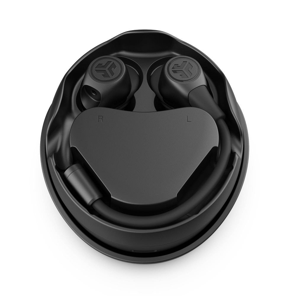 JLab Work Buds True Wireless Bluetooth Earbuds – Black