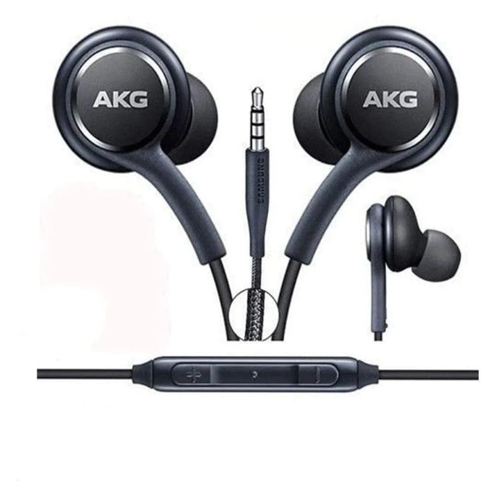 Genuine Samsung EO-IG955 AKG OEM Galaxy Corded 3.5mm Jack In-Ear Earbud Headset