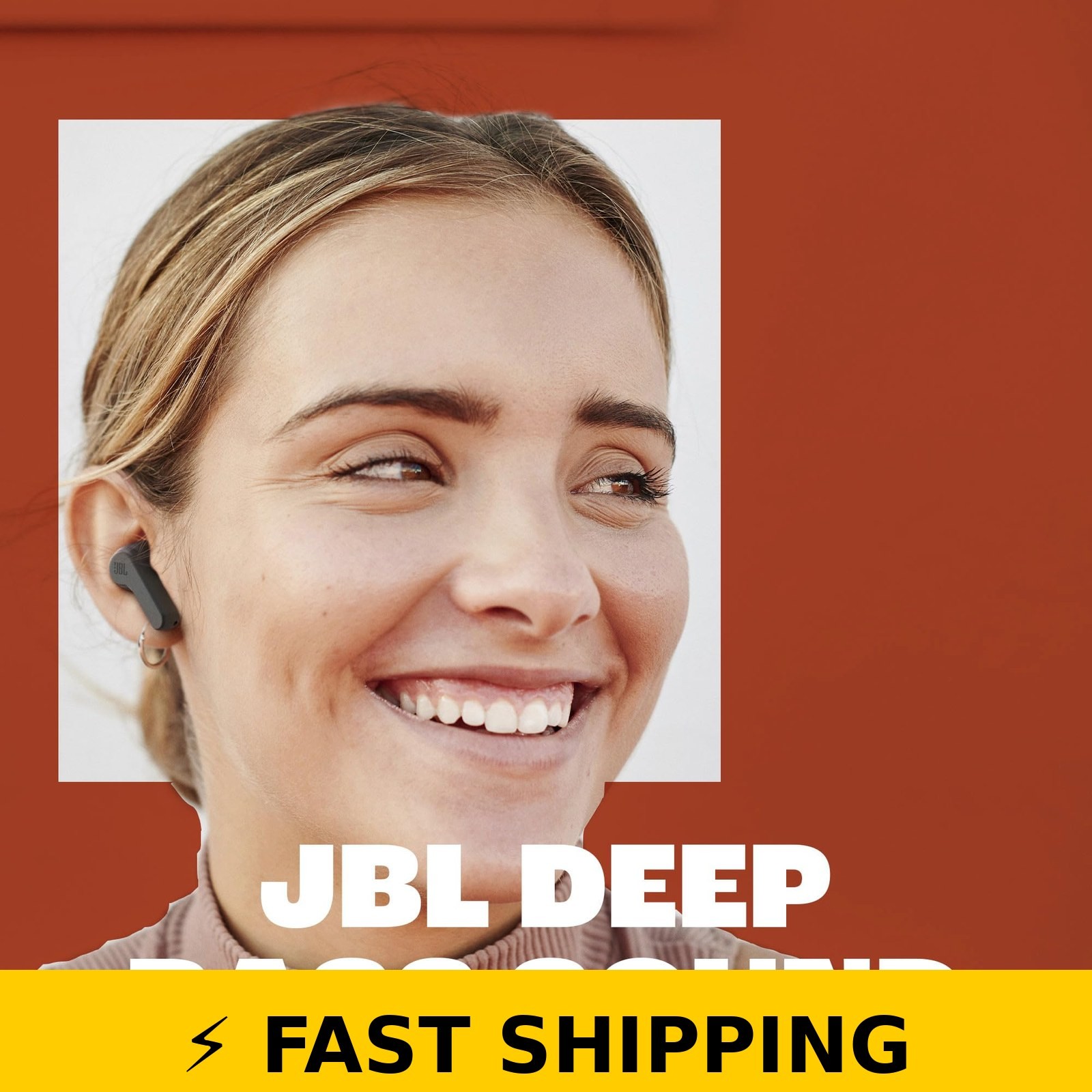 JBL Vibe Beam – True Wireless Earbuds, Deep Bass, Black