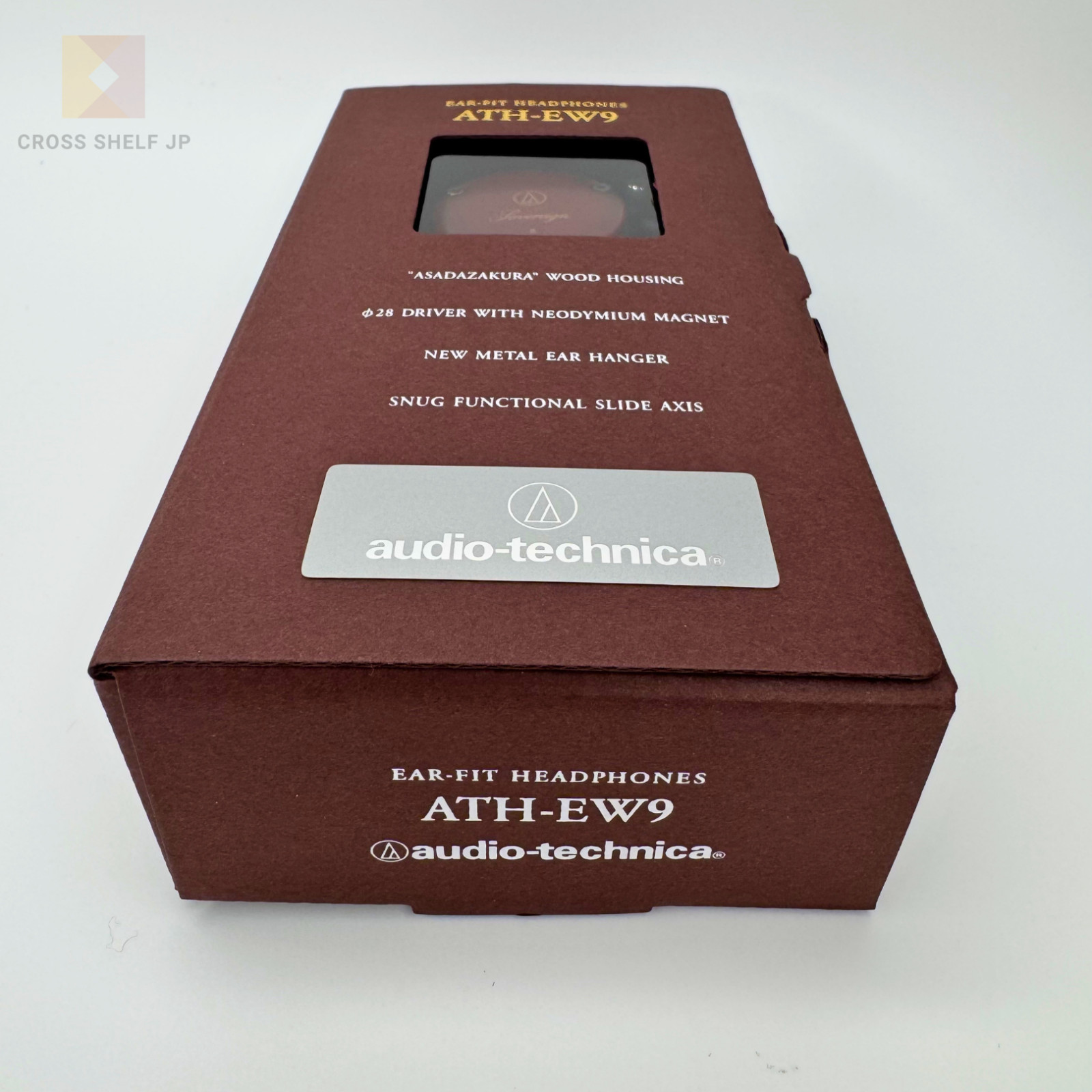 Audio Technica ATH-EW9 Wood Ear Fit Clip-On Wired Headphones Asada Cherry Japan