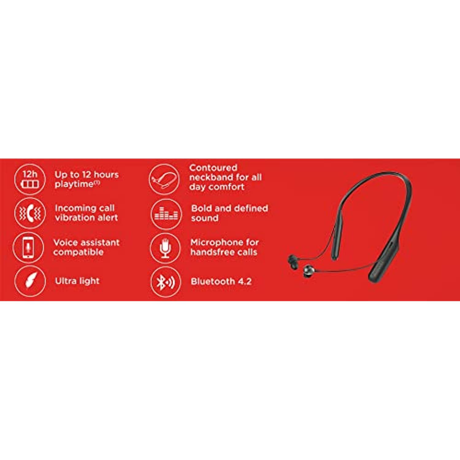 Motorola Ververap 200 Wireless in-Ear Headphones (Rose Gold)