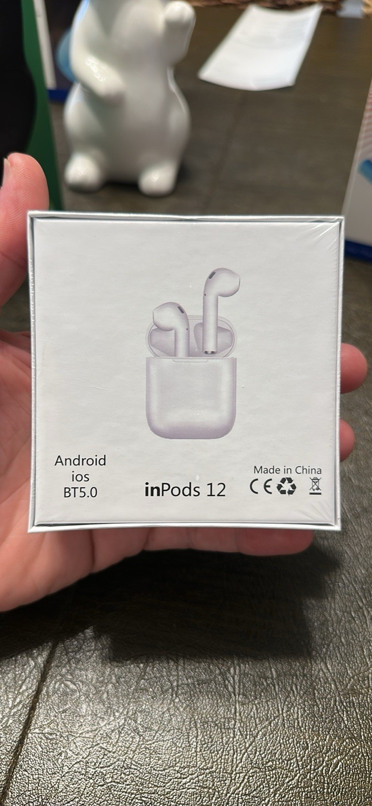 inPods 12 True Wireless Stereo Bluetooth 5.0 Wireless In-Ear Earbuds White