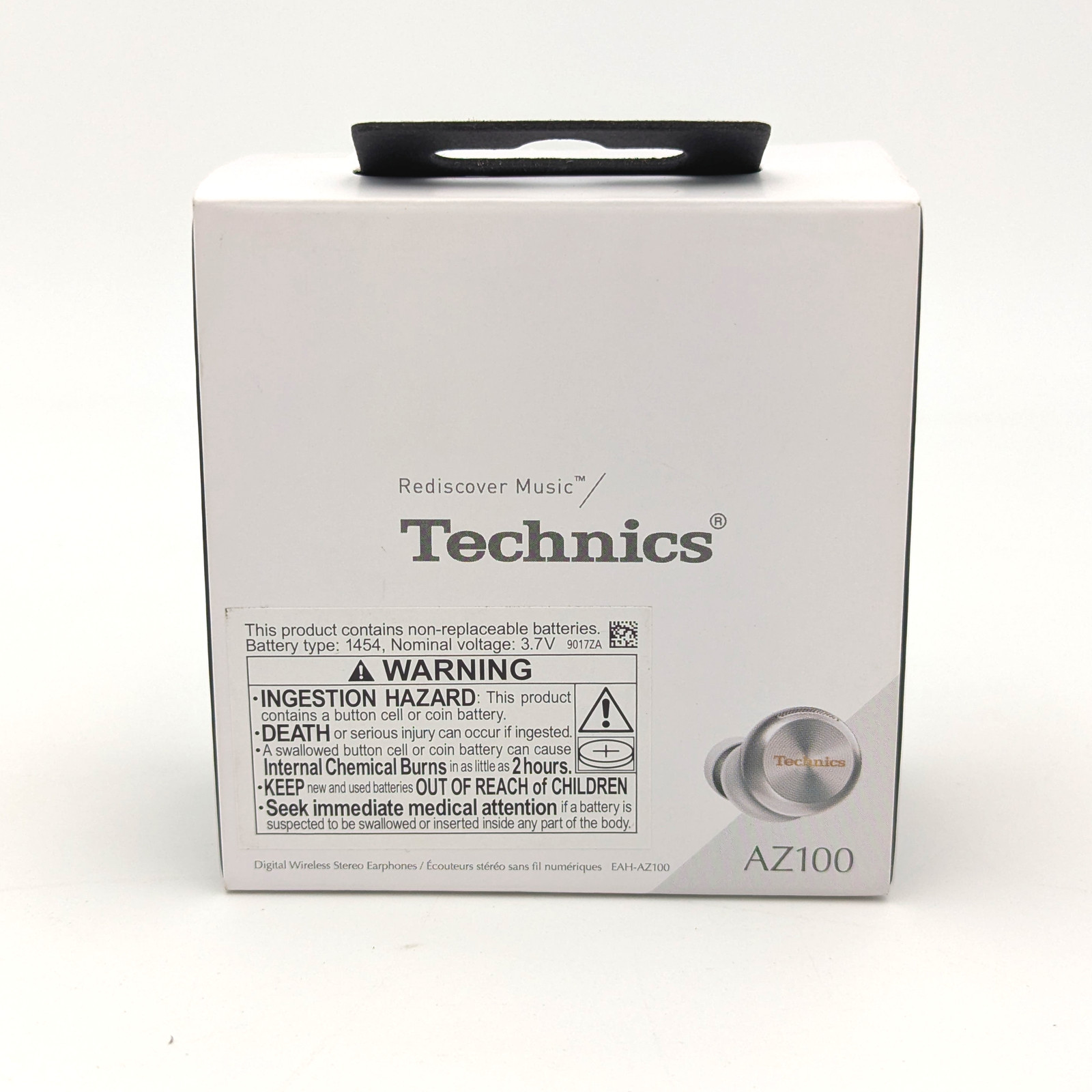 Technics AZ100 Wireless Earphones | Dolby Atmos, LDAC | Silver | EAH-AZ100P-S