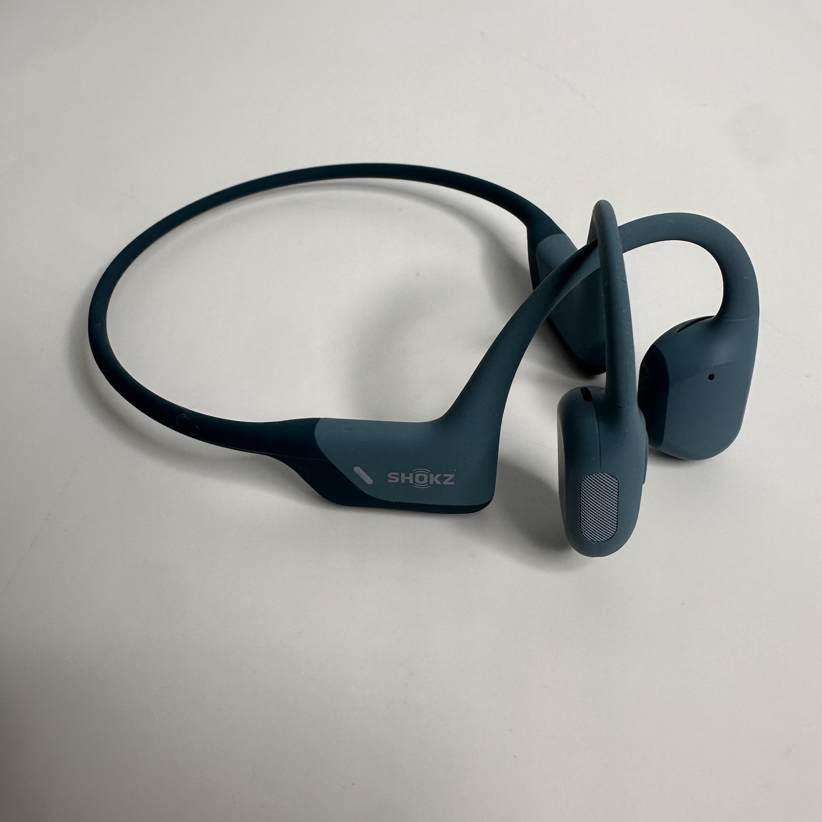 Shokz -OpenRun Pro Premium Bone Conduction Open-Ear Sport Headphones -Steel Blue