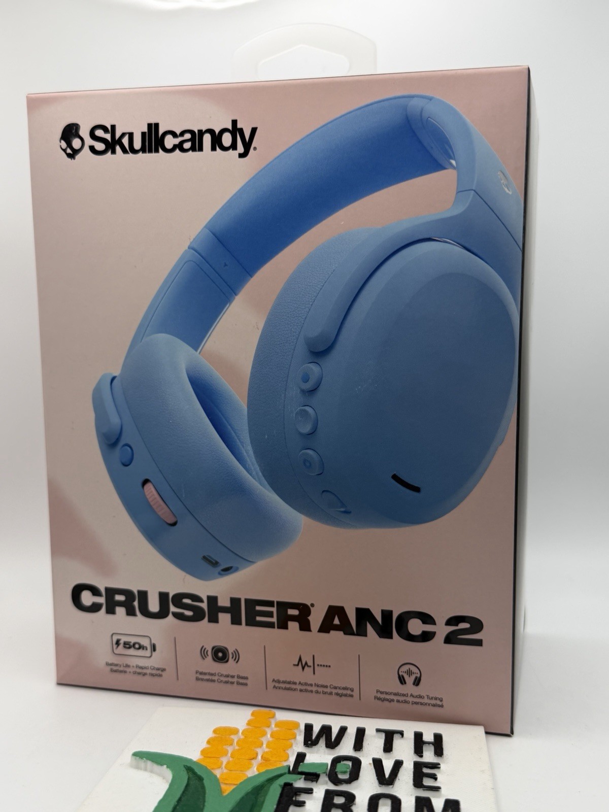 Skullcandy Crusher ANC 2 Hazard Bluetooth Headphones in Preppy Blue New & Sealed