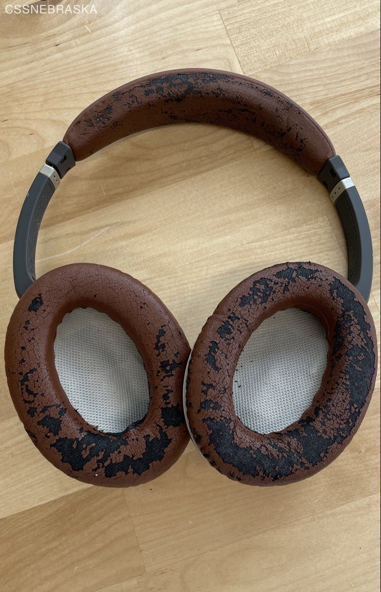 Bose QuietComfort 15 QC15 Over-Ear Noise Cancelling Headphones Brown Case Tested